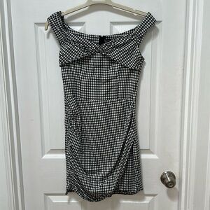 Zara checkered dress